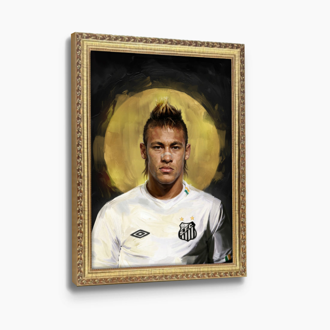 Quadro Neymar: "O Príncipe da Vila"